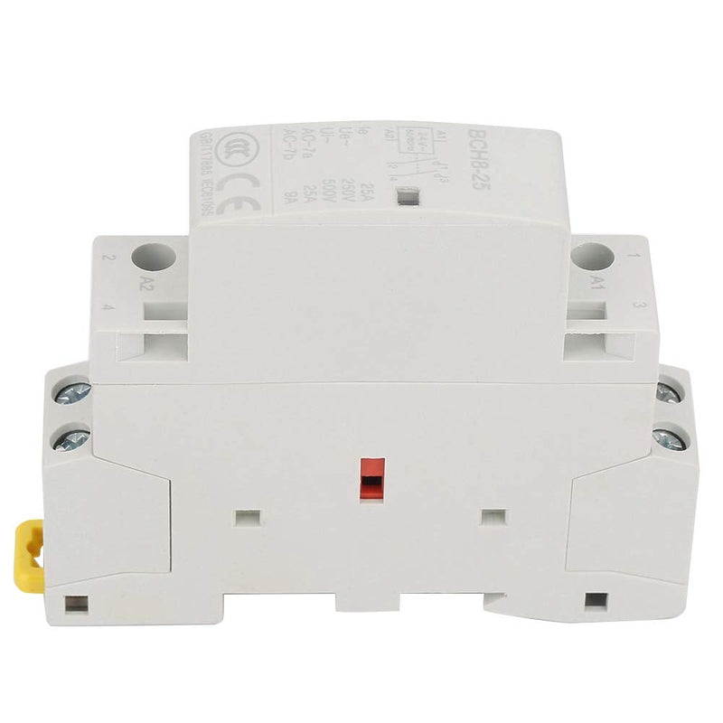 [Australia - AusPower] - DIN Mount Relay,2P 25A 24V 2NO 50/60HZ Household AC Contactor with Din Rail 