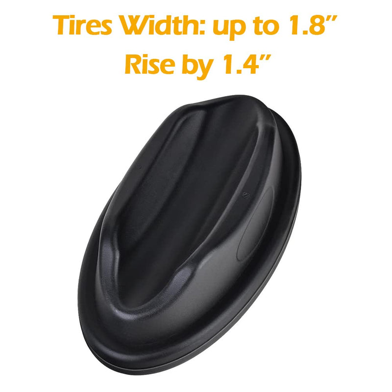 [Australia - AusPower] - Thinvik Bike Front Wheel Riser Block, Bicycle Stabilize Stand Accessories for Indoor Road Bike Mountain Bike Riding Trainer Exercise Tire Holder 
