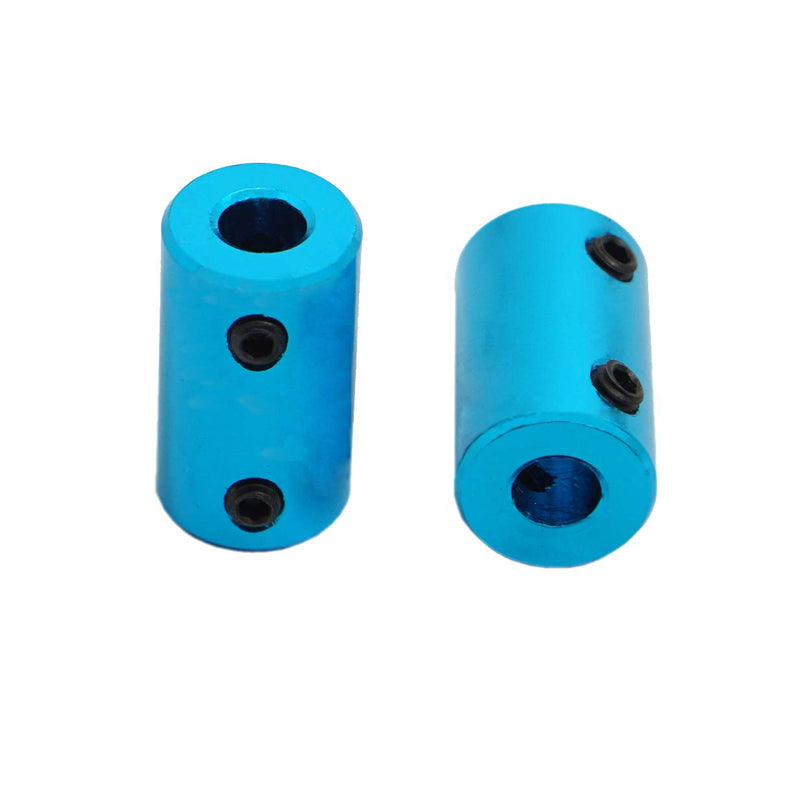[Australia - AusPower] - 6Pack Treehobby Aluminium Alloy Shaft Coupling Rigid Stepper Motor Wheel Coupler Joint Connector for DIY Car Boat Airplane 3D Printers, 5mm to 8mm 