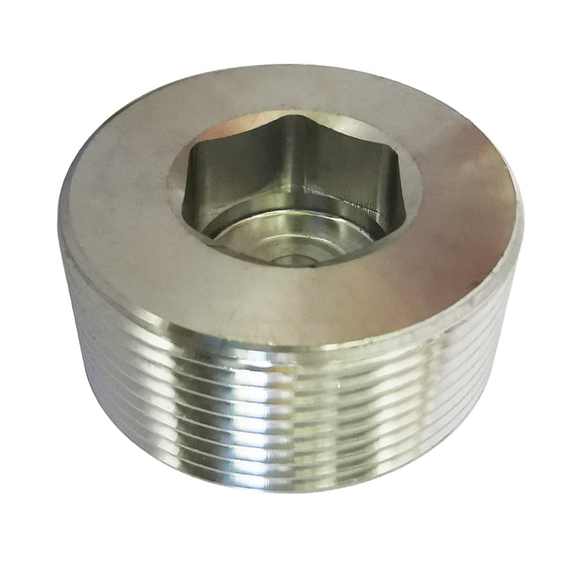 [Australia - AusPower] - Avanty Stainless Steel 304 Forged Pipe Fitting Socket Hex Head Plug 1-1/4" NPT Male (Pack of 1 ) 