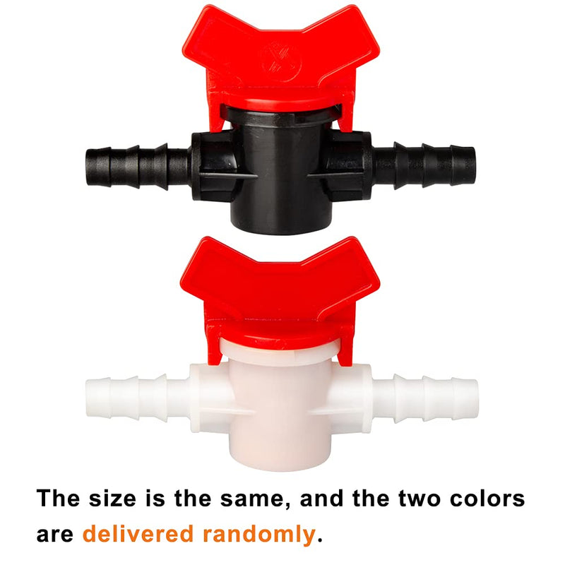 [Australia - AusPower] - Feelers Drip Irrigation Switch Valve,1" Barbed Hose ID Ball Valve for Drip Irrigation Hoses Agricultura Garden (Pack of 2) 1" Barb 2Pcs 