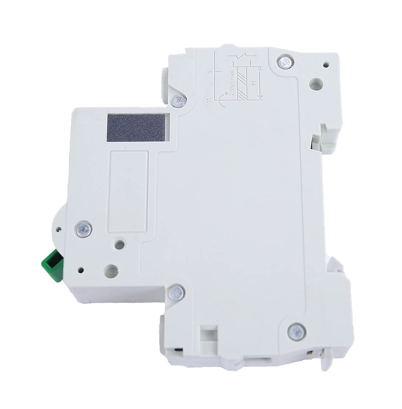 [Australia - AusPower] - ZGLEDUN Miniature Circuit Breaker - AC Mini Home Circuit Breaker 120V/240V DZ47-63 Din Rail Mount 1P 16A 1 Pole 