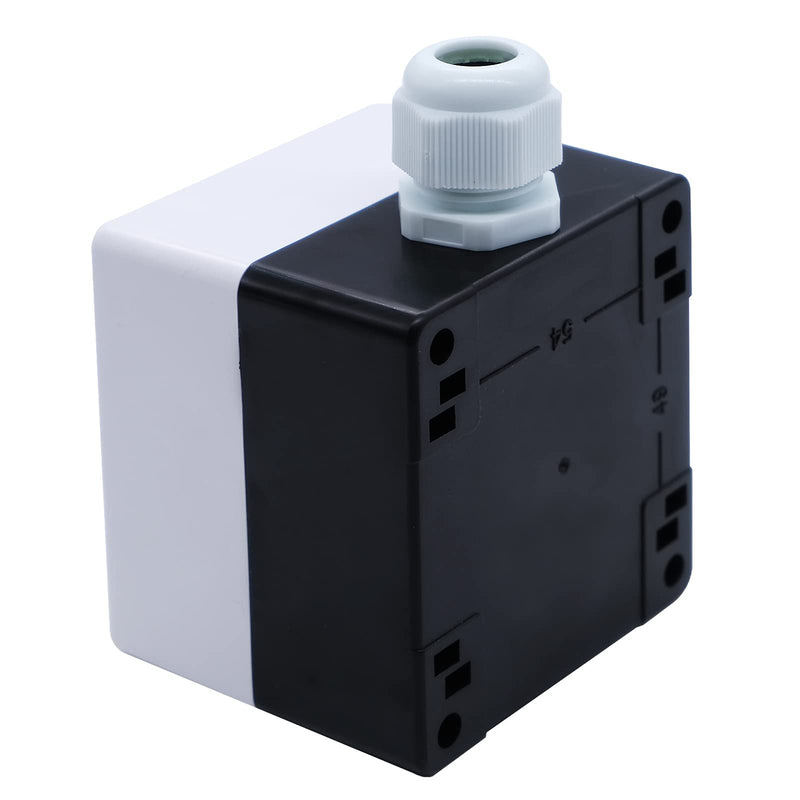 [Australia - AusPower] - mxuteuk Momentary Push Button Switch Station Box Exit Button Switch ABS Weatherproof for Automatic Gate Openers One Button Exterior Opener LA36-11BN-G-BOX-W 