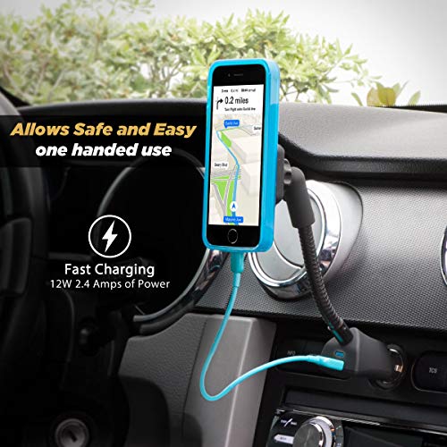 [Australia - AusPower] - SCOSCHE MAG12V-XCES0 MagicMount Magnetic Power Outlet Phone Car Mount Gen 2 USB Charger Black 