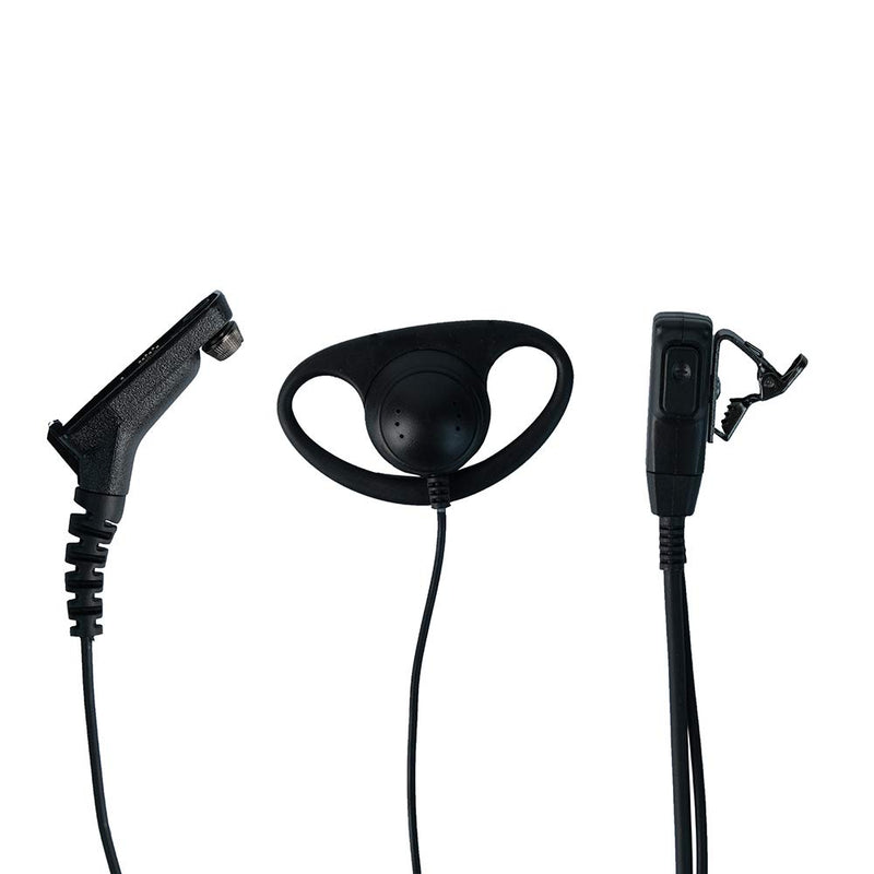 [Australia - AusPower] - Motorola XPR 6550 Earpiece with Mic,Caroo D Shape Headset for Motorola APX4000 APX6000 APX7000 APX900 XPR6350 XPR6580 XPR7350 7350e XPR7380 XPR7550 7550e XPR7580 7580e Two Way Radio Walkie Talkie 