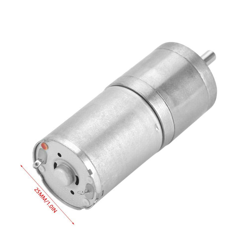 [Australia - AusPower] - Metal Gear Motor,1Pcs 25mm DC 5-12V 25GA-370 Gear Reduction Motor Large Torque Gear Box Motor for DIY (9#) 9# 