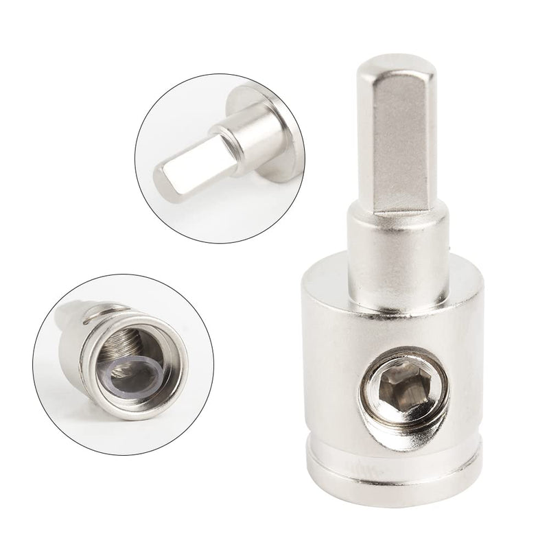 [Australia - AusPower] - Amp Input Reducer Brass with Nickel Plated 0 Gauge Car Audio Power/Ground Amp Input Reducer Adapter 2Pcs Silver 