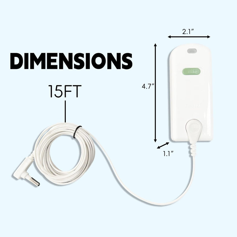 [Australia - AusPower] - Grounding Tester Kit for Grounding Mats, Sheets, Fitted, Pads, Blankets, Pillowcases.Continuity Tester Kit with 15ft Grounding Cord,Grounding Tester Kit Use to Grounded Products 