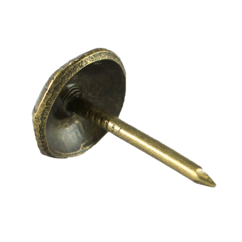 [Australia - AusPower] - Decotacks® Hammered Upholstery Nails/Tacks 7/16" - 100 Pcs [Antique Brass Finish] DX5611AB 