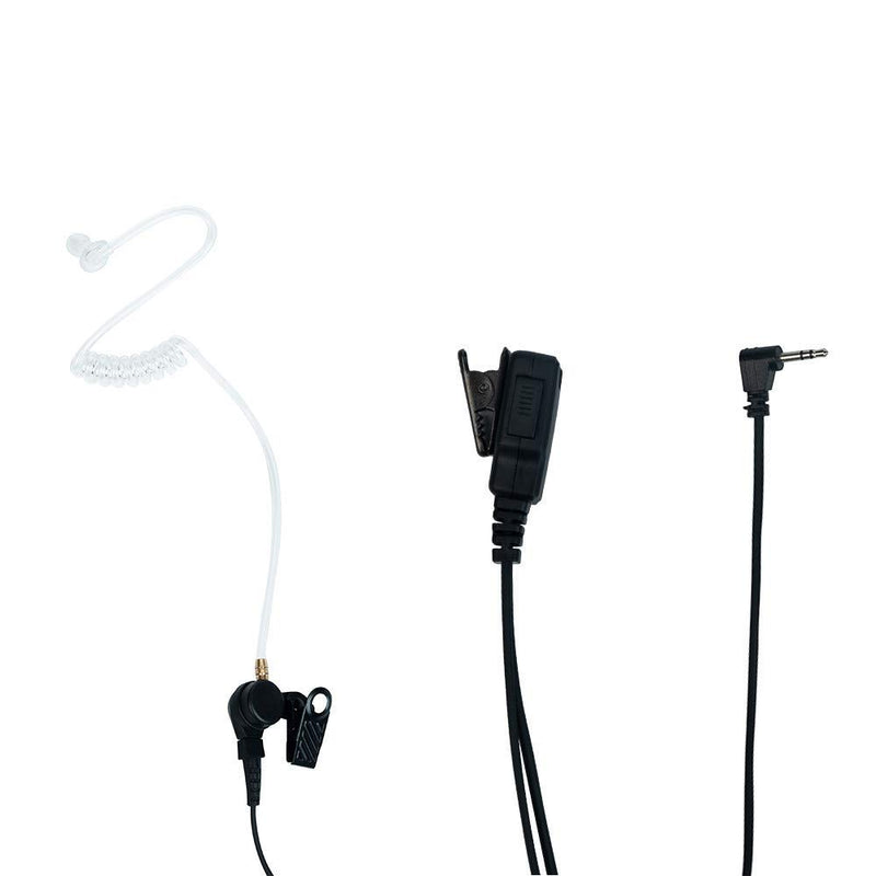 [Australia - AusPower] - Klykon 1 Pin 2.5MM Nipple Covert Acoustic Tube Earpiece Headset with MIC PTT for Motorola Talkabout Walkie Talkie 2 Way Radio MH230R T200 T260 T460 T600 MR350R MT350R MS350R 2 Pack 
