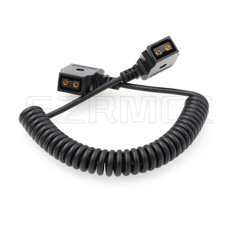 [Australia - AusPower] - SZRMCC D Tap Female to Female Extension Adapter Coiled Cable for Anton-Bauer IDX Battery to ARRI Red Camera Photography Devices 
