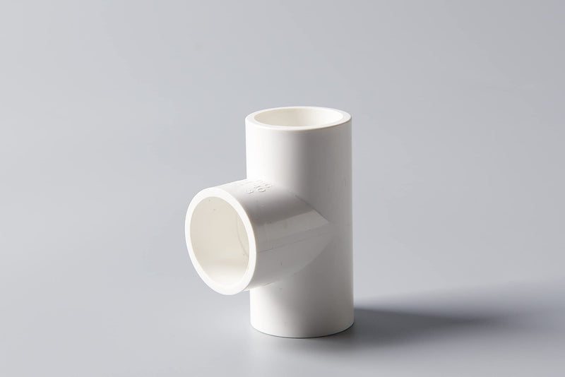 [Australia - AusPower] - Rainbow Dream 1/2 Inch PVC Tee Pipe Fitting Adapter (Socket x Socket x Socket) - 15 Pack, White 