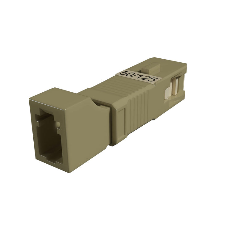 [Australia - AusPower] - Multimode SC Male to LC Female Fiber Adapter 50/125 Type Optical Type Coupler, Hybrid MM, Simplex, High Durability 1000 Times+ Plug-and-Play 