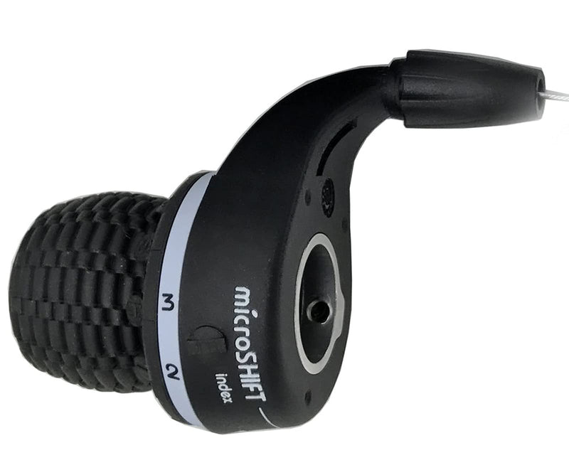 [Australia - AusPower] - Microshift MTB Bike Bicycle Twist Grip Gear MS25-6 Shifters 3X6 Speed DIP Compatible for Shimano 