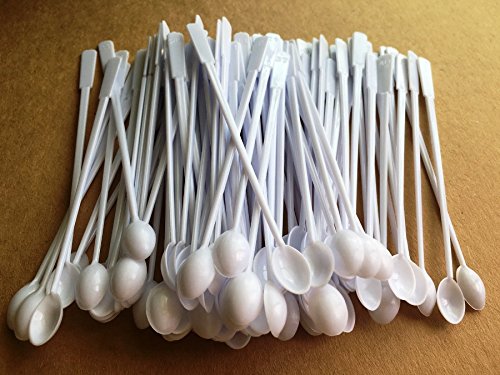 [Australia - AusPower] - (100) Coffee Cocktail Stirrer Stick White Color Pack 