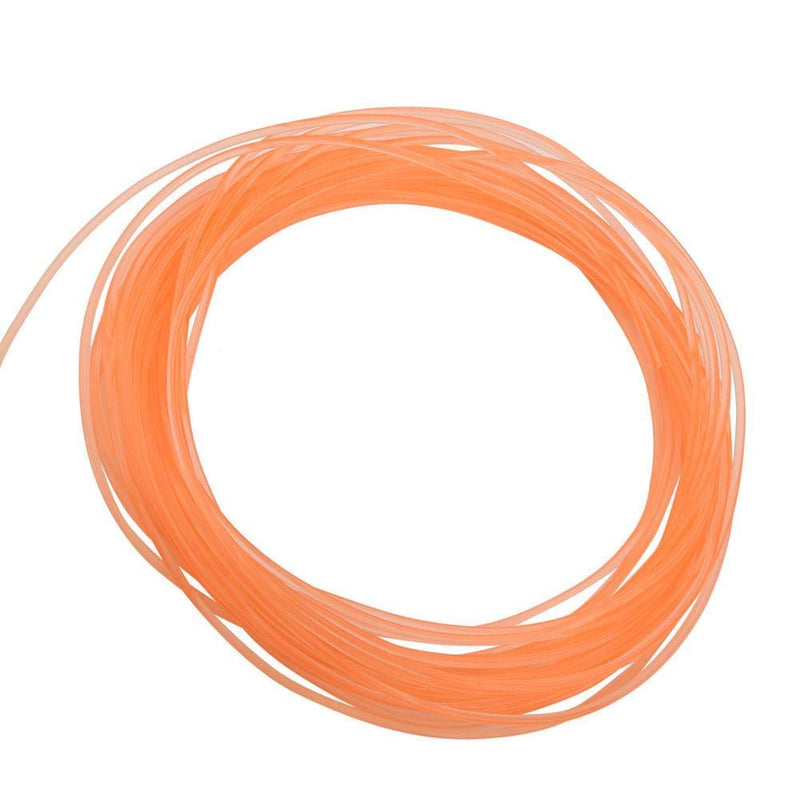 [Australia - AusPower] - PU Transmission Belt Walfront High-Performance Urethane Round Belting Orange PU Polyurethane Round Belt for Drive Transmission (2mm*10m) 