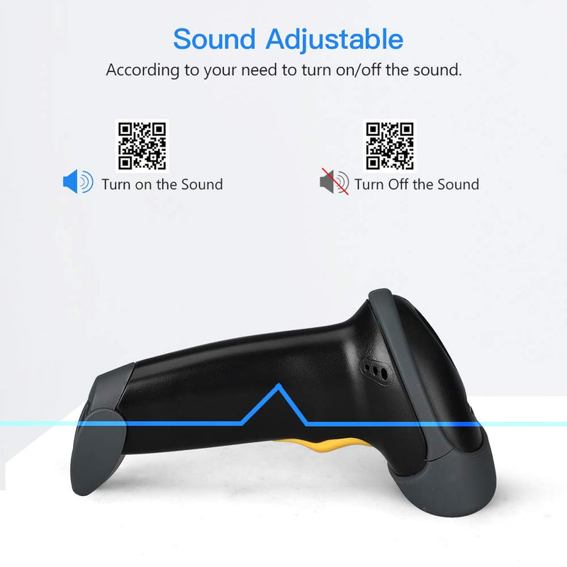 [Australia - AusPower] - Eyoyo Handheld USB 2D Barcode Scanner QR PDF417 Data Matrix 1D Bar Code Scanner Wired Barcode Reader with USB Cable for Mobile Payment, Convenience Store, Supermarket, Warehouse 