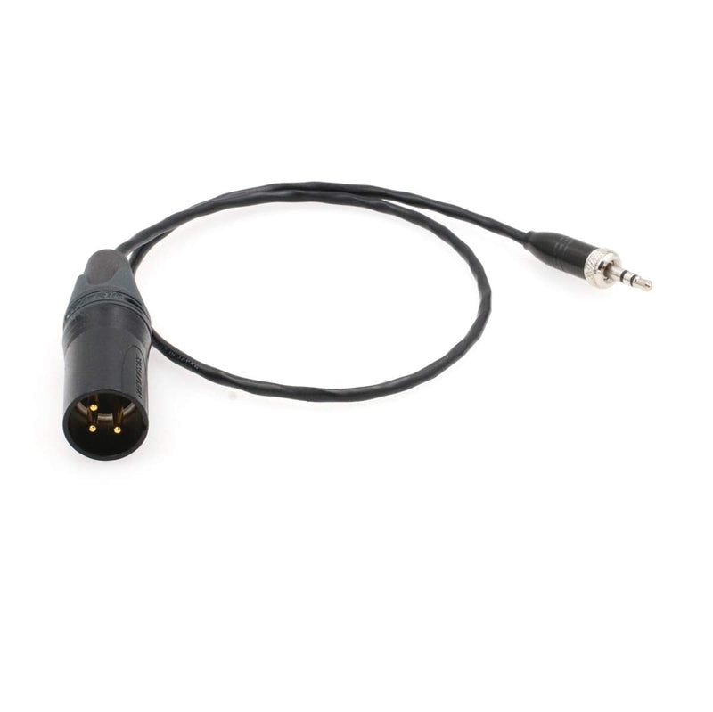 [Australia - AusPower] - SZRMCC Locking 3.5mm TRS Plug to XLR 3 Pin Male Microphone Cable for Sony UWP-D Series Wireless Transmitter 