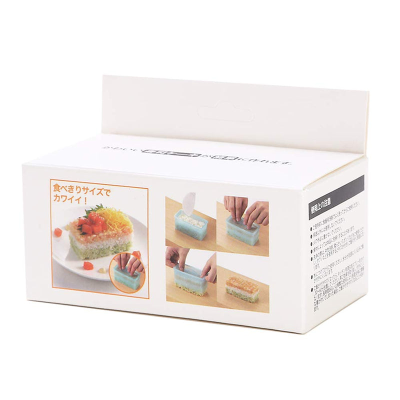 [Australia - AusPower] - Non Stick Musubi Maker Press, BPA Free Sushi Making Kit Onigiri Mold, Non-Toxic Luncheon Meat Press Hawaiian Spams Musubi Maker Mold (White) 1Pack White 