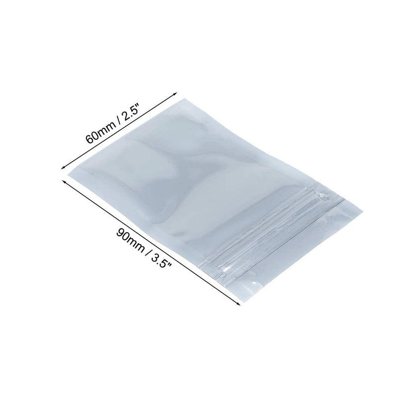 [Australia - AusPower] - uxcell Anti Static Resealable Shielding Bag, 60x90mm/2.5x3.5 inch, Protective Antistatic Bag, for Store HDD SSD RAM Laptop Hard Drives Memory Card, Electronic Devices, 100pcs 