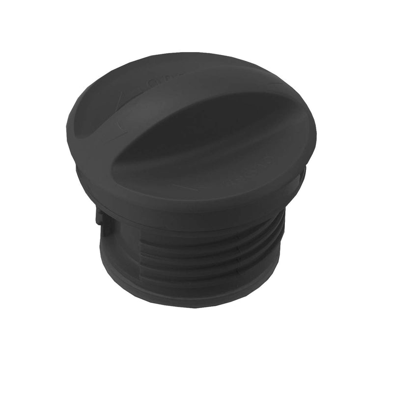 [Australia - AusPower] - Service Ideas SSN100HHET Steelvac Carafe, "Half & Half" Etched, 1 L, Black Base 1 Liter Half & Half 