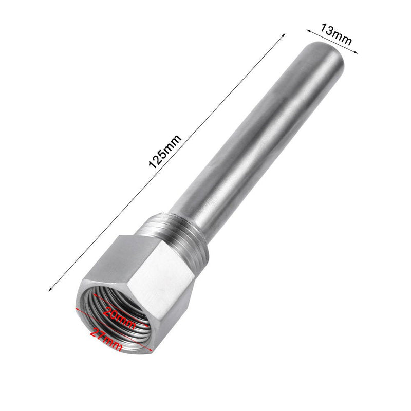 Stainless Steel Thermowell 1/2"NPT Threads For Temperature Sensors ...