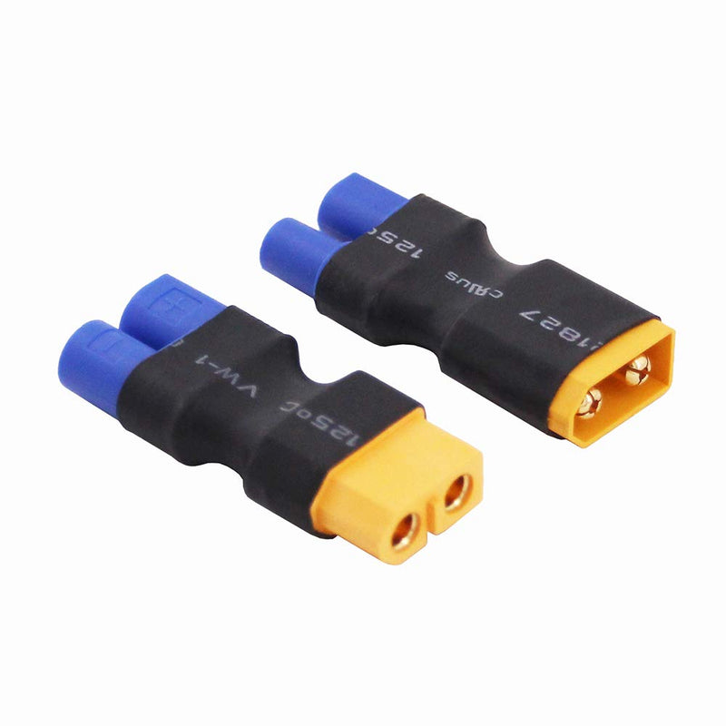 [Australia - AusPower] - OliRC 4pcs No Wires Connector: XT60 XT-60 to EC3 Style Male Female Connector Adapter(C156-4) 
