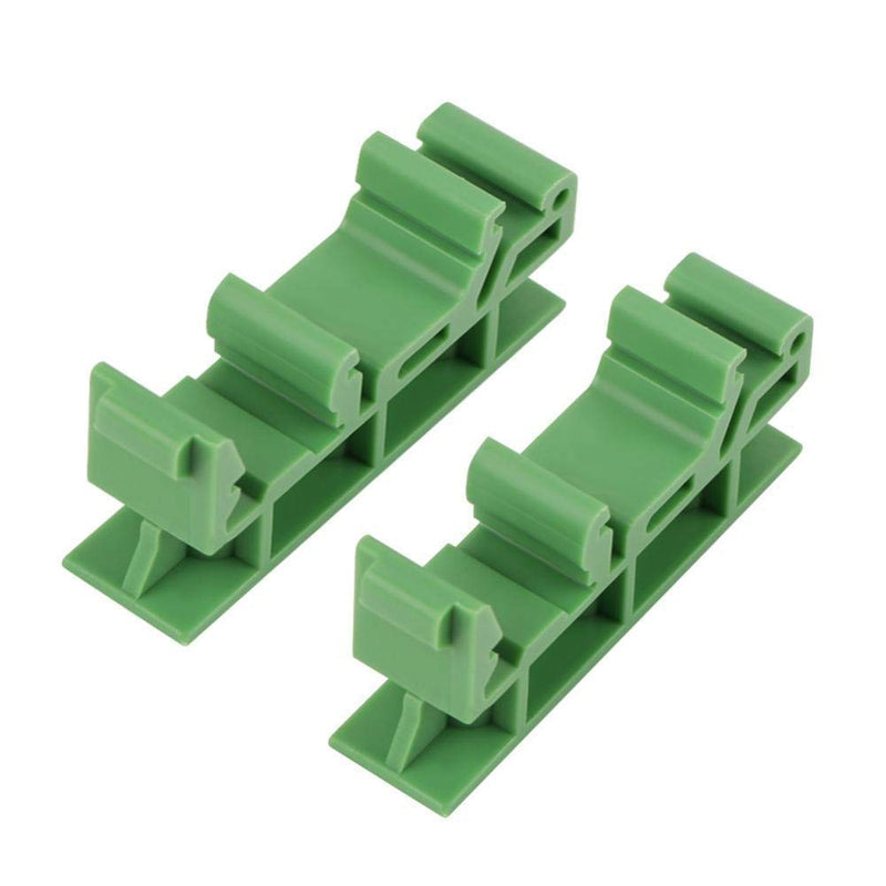 [Australia - AusPower] - 10 Sets Din Rail Mounting Adapter PCB Circuit Board Bracket DIN C45 Rail Adapter 35mm PCB Circuit Board Mounting Bracket Holder Carrier 