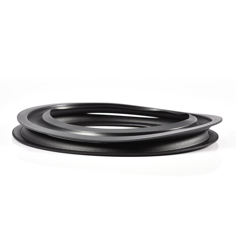 [Australia - AusPower] - 2pcs 6 inch Perforated Rubber Speaker Foam Edge Surround Rings Replacement Parts for Speaker Repair or DIY 