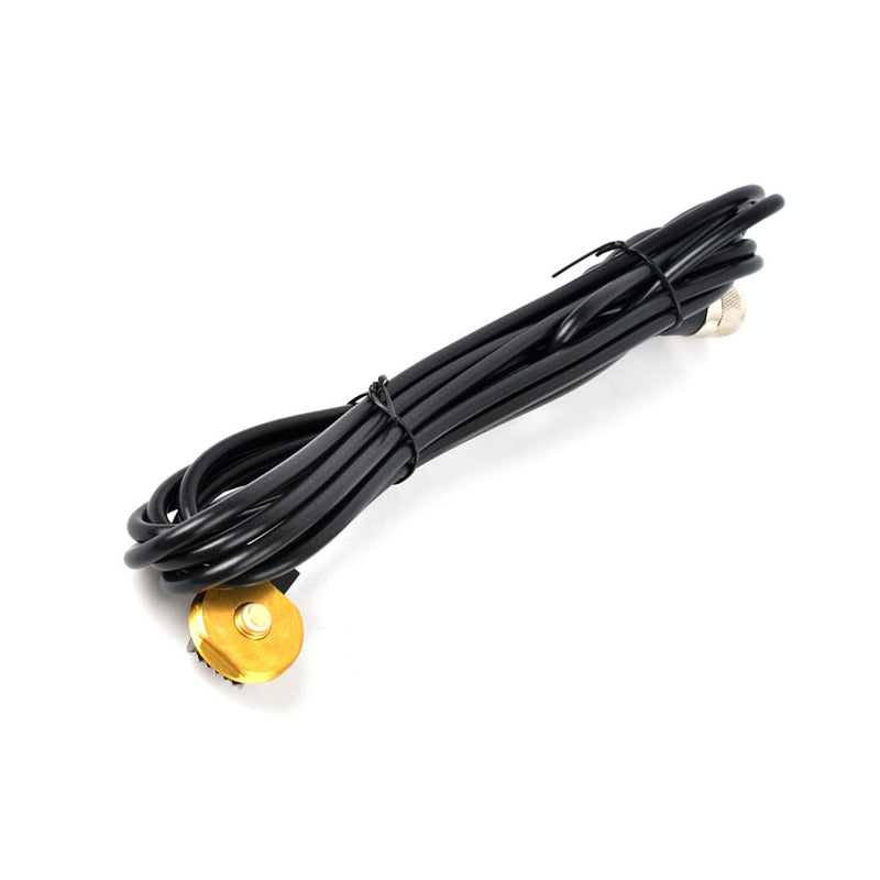 [Australia - AusPower] - HYS TCJ-N1 3/8" to 3/4" Hole Mount with 13'/About 4m RG-58 Coax Cable NMO to PL259 for All NMO VHF/UHF/CB Radio Antenna 