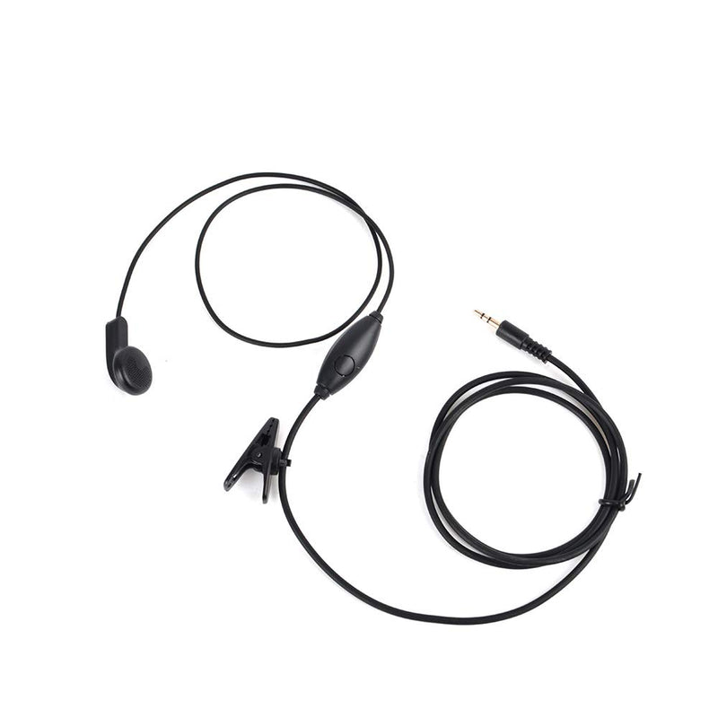 [Australia - AusPower] - 1 Pin Clip-Ear Headset Earpiece Mic 2.5mm Receiver/Listen Only Ham Radio Earpiece for Cobra MT200 MT525 MT550 PR375 PR385 CX105 CX112 CXT145 CXT235 Two Way Radio Transceivers Series（2 Pack） 