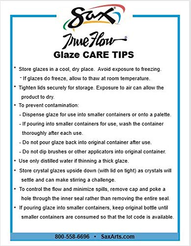 [Australia - AusPower] - Sax True Flow Crystal Magic Glaze, Monsoon Seas, 1 Pint - 404853 