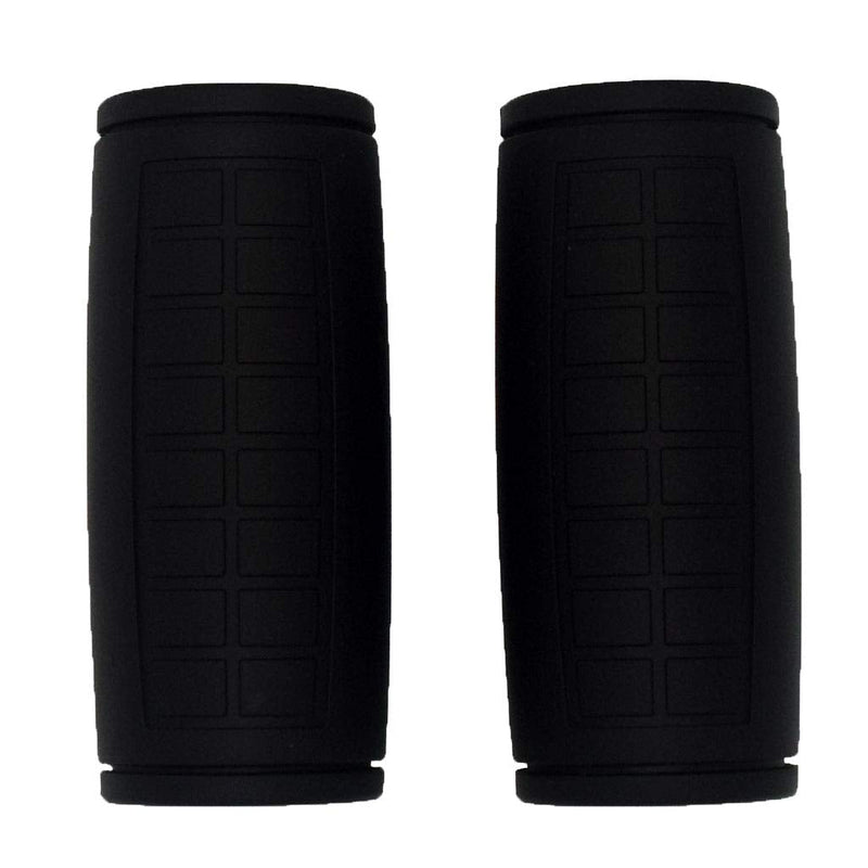 [Australia - AusPower] - yuhqc Dumbbell Grips, Thick Bar Grips, Barbell Grips Thick Bar Adapter Muscle Builder Weightlifting Grips Black 