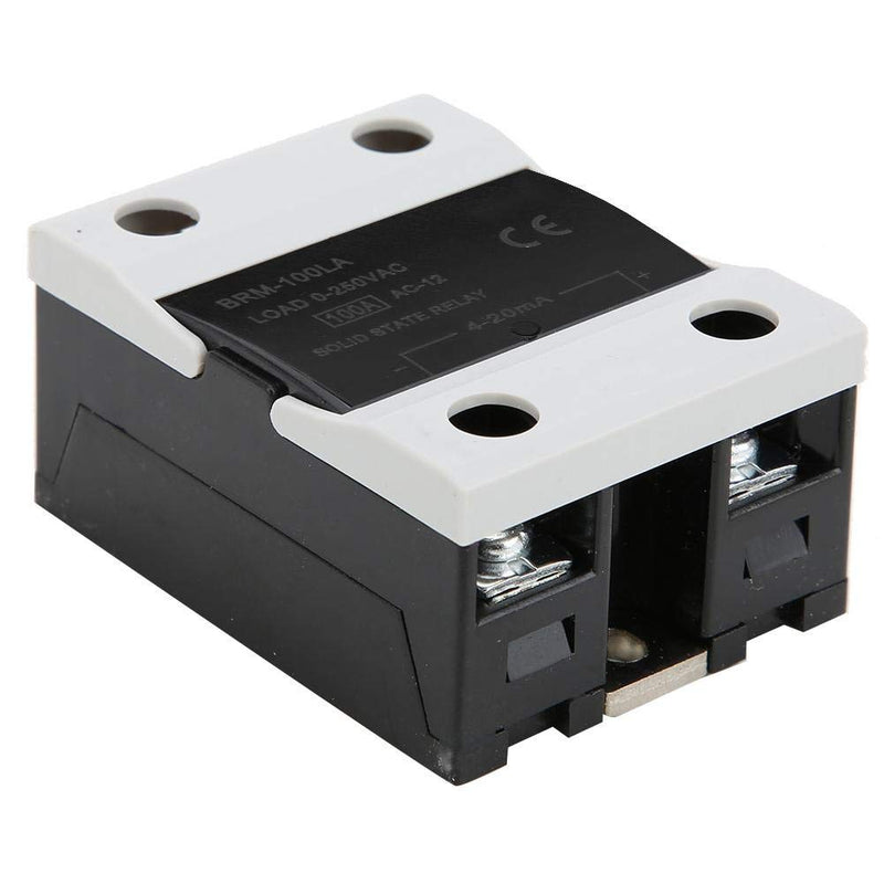 [Australia - AusPower] - SSR Solid State Relay, BRM-100LA 4-20mA 0-250VAC Solid State Relay Electronic Component Industrial Accessory with LED Light Tube 