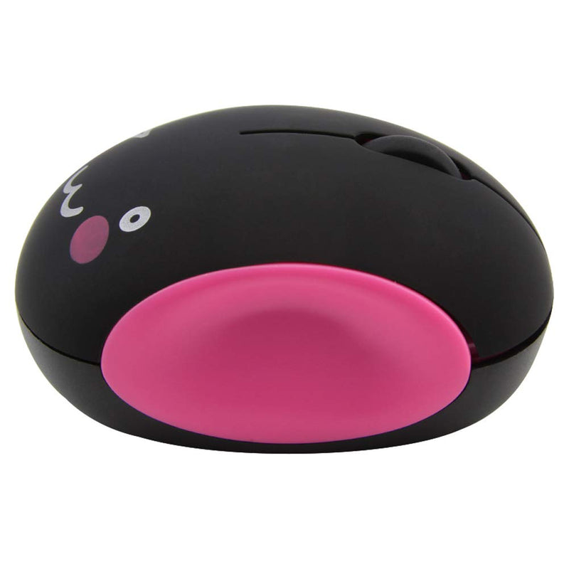 [Australia - AusPower] - 3C Light 2.4GHz Wireless Mouse Cute Small Silent Mouse Portable Mini Rechargeable Optical Mice Cartoon Computer Mouse 3 Buttons Cordless Mouse for Laptop Desktop PC Notebook (Red) Red 