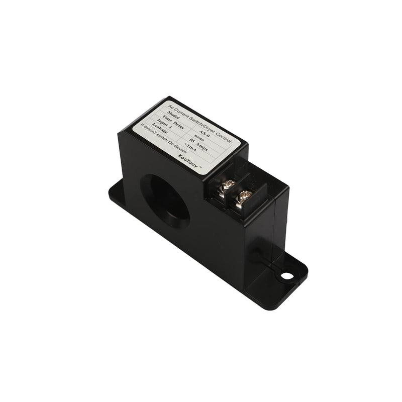 [Australia - AusPower] - KouTouy Current Switch, Normally Open AMP Sensor Sensing Switch Monitoring Relay, AC 1-50A Detectable 0 minutes time delay 