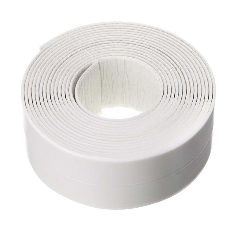 [Australia - AusPower] - BingQing Brand Tub and Wall Caulk Strip. Kitchen Caulk Tape Bathroom Wall Sealing Tape Waterproof Self-Adhesive Decorative Trim (White) White 