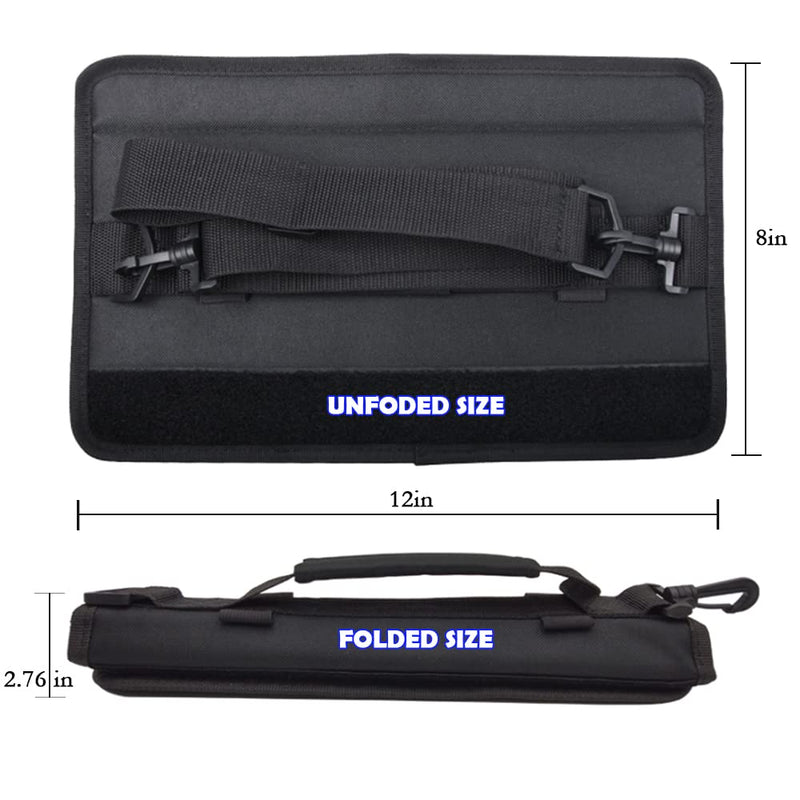 [Australia - AusPower] - Mini Golf Club Bag Lightweight Shoulder Carrier Driving Range Practice Pack Portable Course Training Travel Case Foldable Sunday Bag Holding 3-5 Golf Clubs for Men Women Golfer Black 