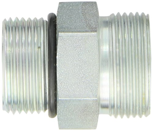 [Australia - AusPower] - Eaton Aeroquip FF1852T1616S Steel Tube Fitting, Adapter, 1" Tube OD Face Seal Male x 1" O-Ring Boss Male 