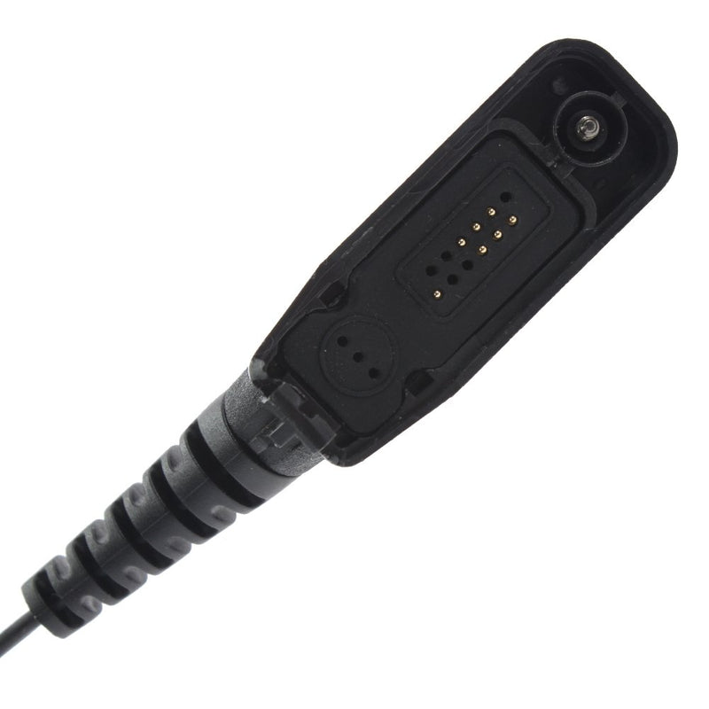 [Australia - AusPower] - KENMAX® Air Covert Acoustic Tube Earpiece Headset with Built-in Line Mic PTT(Push to Talk) + Earplugs for Motorola XPR6380 XPR6500 XiRP8268 DP3401 DP3600 DP3601 