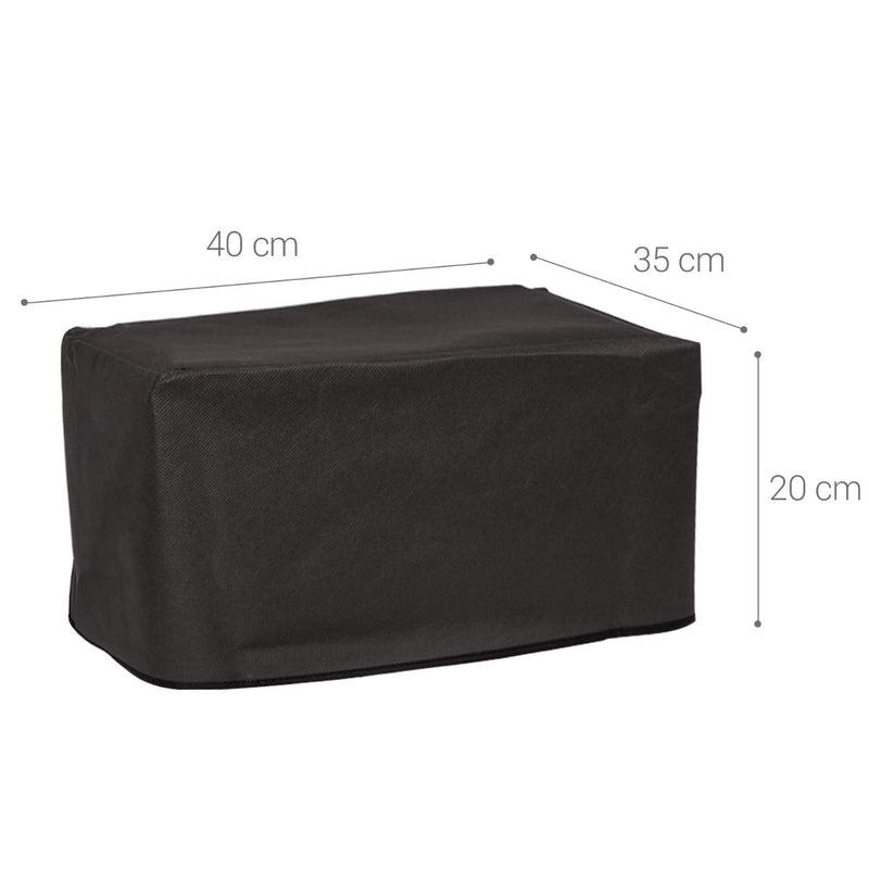 [Australia - AusPower] - kwmobile Cover Compatible with Epson Expression Premium XP-830 - Dust Cover Printer Protector - Dark Grey 