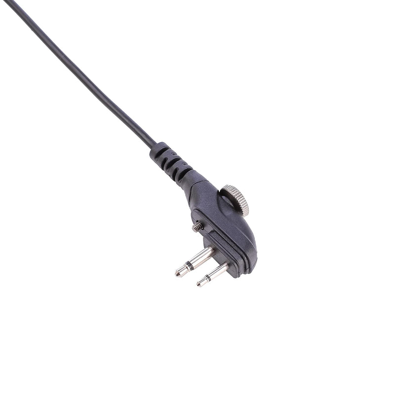 [Australia - AusPower] - POFENAL Earpiece Headset Compatible with HYT Hytera PD502 PD562 BD502 TC-508 and TC-580 Walkie Talkie Radio Big PTT Transparent Acoustic Tube 