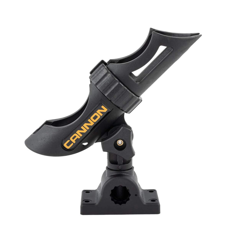 [Australia - AusPower] - Cannon 2450169-1 Three-Position Adjustable Track Mounted Rod Holder, Black Composite 