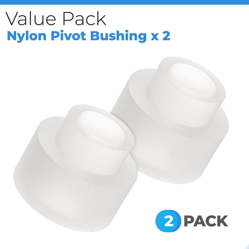 [Australia - AusPower] - PalpitateC Shower Door Nylon Pivot Bushing fit for Framed Pivot Shower Door for Shower Doors Stainless Steel Pivot Kit - 2 Pack 
