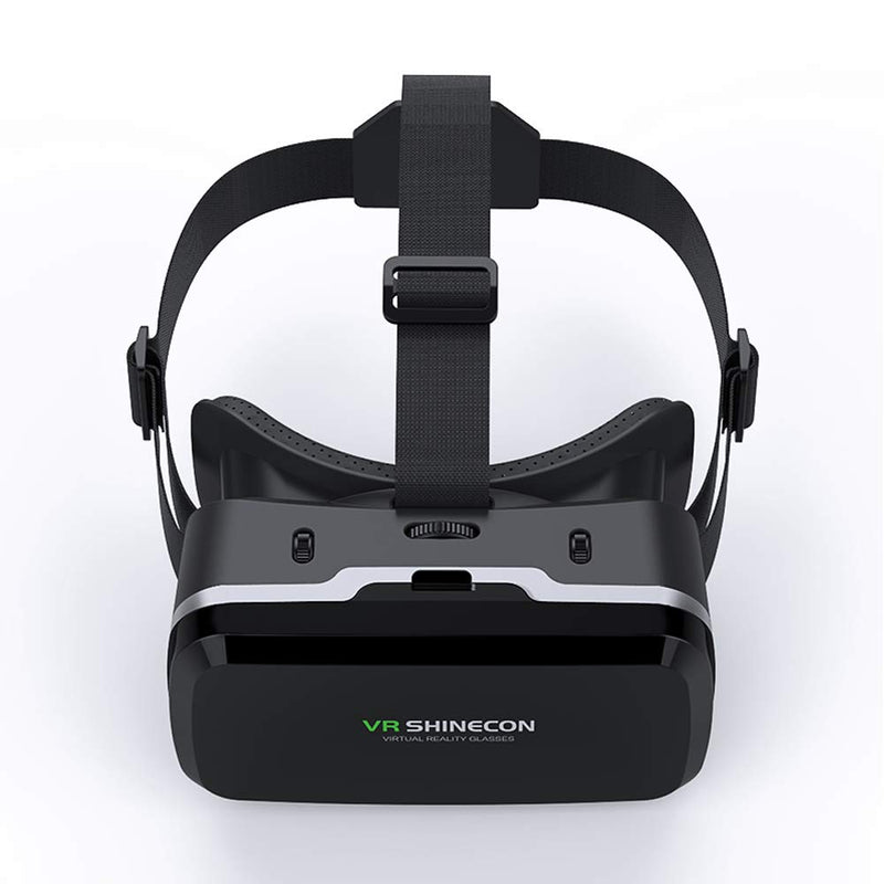 [Australia - AusPower] - VR Headset with Remote Controller,3D Glasses Virtual Reality Headset for VR Games & 3D Movies, VR Headset for iPhone & Android Phone,VR Glasses Suitable for Kids and Adults VR headphone with handle 