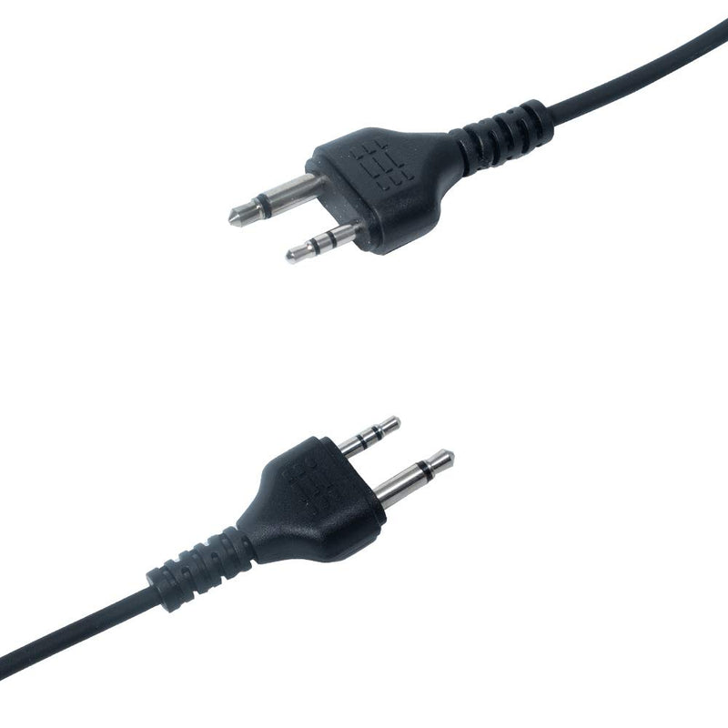 [Australia - AusPower] - Caroo Midland Walkie Talkie Headset,Covert Acoustic Tube Walkie Talkies Earpiece Headsets with PTT Mic for Midland GXT1000VP4 LXT500VP3 GXT1050VP4 GXT1000XB(2 Pack) 