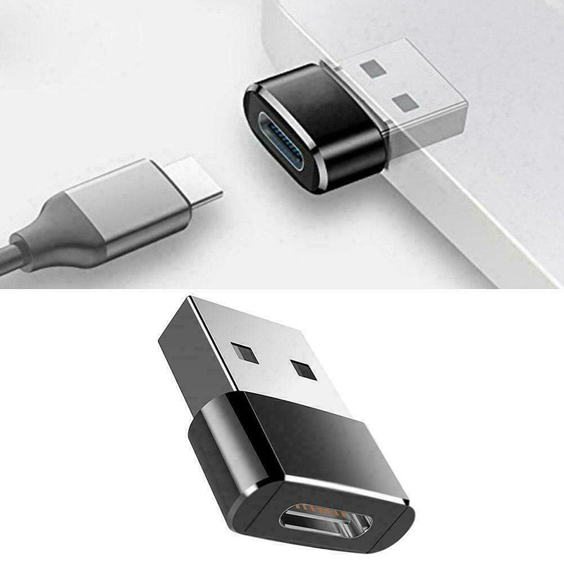 [Australia - AusPower] - ycheda USB C Type C Female to USB A Male Cable Adapter Converter for PC Laptop Phone iPhone 13 12 12 pro Mini Max 11 Ipad Air 4 8 9 Mini 6 Samsung Galaxy Note 10 20 Google Pixel 6 2 Pack 