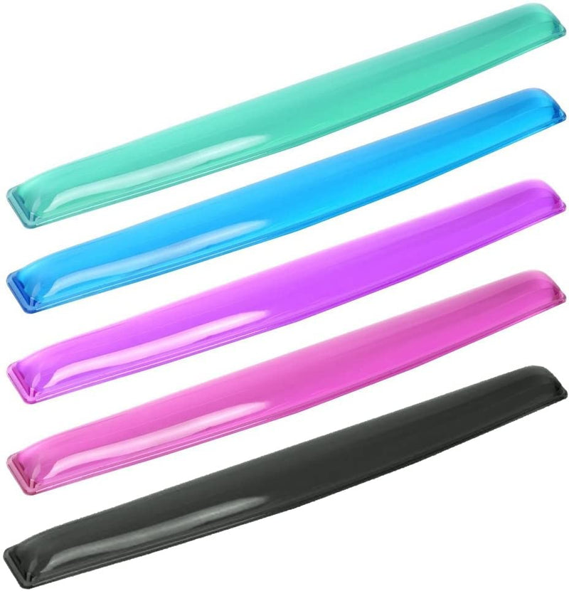 [Australia - AusPower] - ABRONDA Gel Keyboard Wrist Rest Pad - Gel Keyboard Wrist Rest Pad | Wrist Rest Support for Office Gaming Computer Laptop Ergonomic Comfortable Pain Relief- Pink Pink Keyboard Pad 