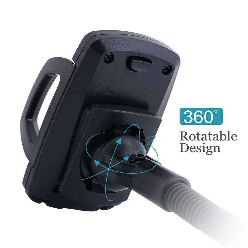 [Australia - AusPower] - Windshield Car Phone Mount Universal Cell Phone Holder Car Long Arm Holder for iPhone Xs Max R X 8 Plus 7 Plus 6S Samsung Galaxy S9 S8 Edge S7 S6 LG Sony and More (20inch) longer20inch 