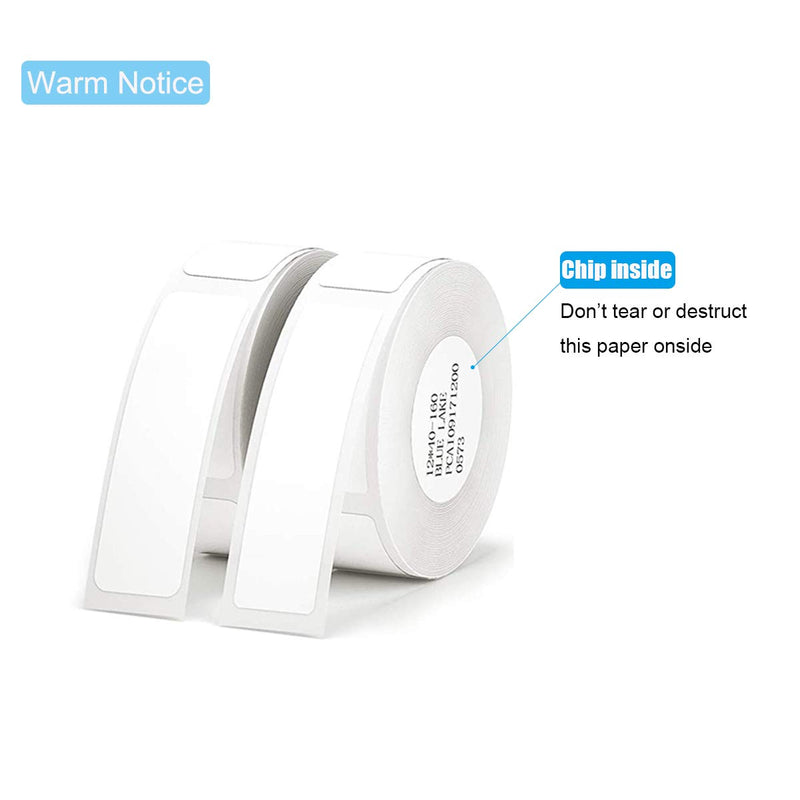 [Australia - AusPower] - NIIMBOT D11 Label Maker Tape, Adapted Label Print Paper for D110 Label Maker, 5 Rolls Self-Adhesive Label Sticker 